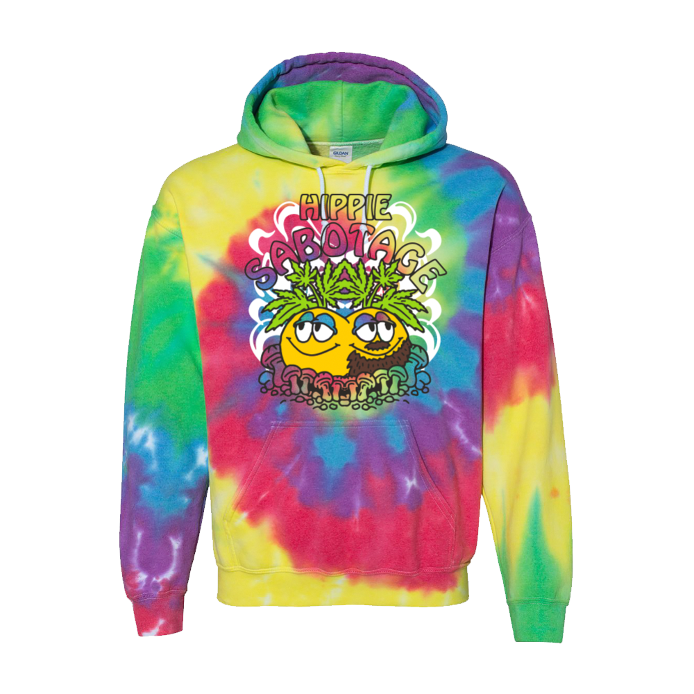 Stitches Chicago Cubs Neon Rainbow Tie Dye Hooded Sweatshirt Medium