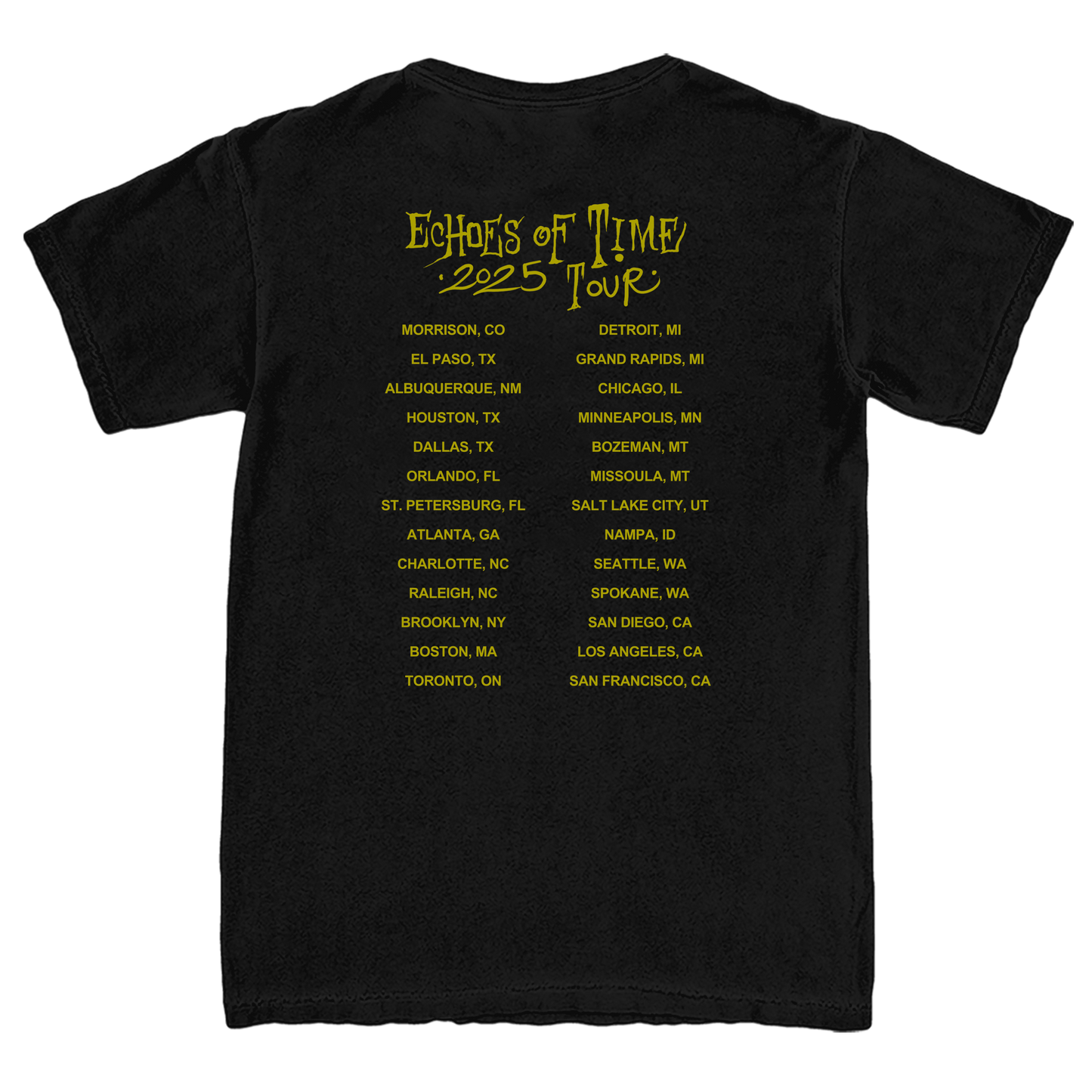 Echoes of Time Tour Tee